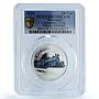 Nicaragua 10 cordobas Ibero-American Railways KM-133 Train PR 70 PCGS coin 2020