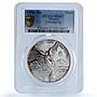 Mexico 1 onza Libertad Angel of Independence KM-613 MS 67 PCGS silver coin 1996