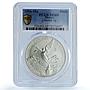 Mexico 1 onza Libertad Angel of Independence KM-613 MS 69 PCGS silver coin 1996