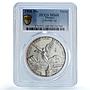 Mexico 1 onza Libertad Angel of Independence KM-613 MS 68 PCGS silver coin 1998