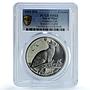 Isle of Man 1 crown Siamese Cat KM-332 Cat Crowns MS 64 PCGS CuNi coin 1992