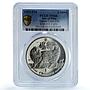 Isle of Man 1 crown Maine Coon Cat KM-353 Cat Crowns MS 66 PCGS CuNi coin 1993
