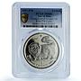 Isle of Man 1 crown Long Haired Smoke KM-774 Cat Crowns MS66 PCGS CuNi coin 1997