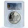 Isle of Man 1 crown Birman Cat KM-857 Cat Crowns MS 66 PCGS CuNi coin 1998