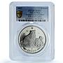 Isle of Man 1 crown Ragdoll Cat KM-1307 Cat Crowns MS 67 PCGS CuNi coin 2007