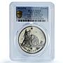 Isle of Man 1 crown Turkish Angora KM-1439 Cat Crowns MS 65 PCGS CuNi coin 2011