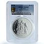 France 50 francs Hercules Gad-882 F-427 KM-941 MS 68 PCGS silver coin 1978