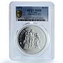 France 50 francs Hercules Gad-882 F-427 KM-941 MS 68 PCGS silver coin 1979
