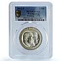Germany Wurttemberg 3 mark Wilhelm II Wedding J-177a MS 66 PCGS silver coin 1911