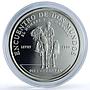 Nicaragua 10 cordobas Delivery Ibero-American Man Horse proof silver coin 1999