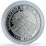 Bolivia 10 bolivianos Cerro Potosi Encounter Two Worlds proof silver coin 1991