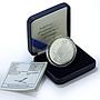Georgia 10 lari St. George Church Ilori KM-106 Religion proof silver coin 2009