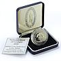 Georgia 10 lari State System KM-87 Statehood History proof CuNi coin 2000