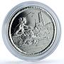 Switzerland 50 francs Fribourg Shooting Festival PE X#S67 proof silver coin 2004