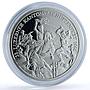 Switzerland 50 francs Sempach Shooting Festival X#S48 Horseman silver coin 1996
