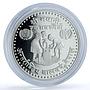 Nepal 100 rupees Year of the Child KM-851 UNICEF proof silver coin 1974