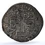 France Lorraine 15 deniers Leopold I KM-74 Boudeau- 1590 Flon-62 billon coin ND