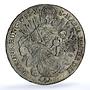 Hungary 1 thaler Joseph II Kremnica Mint KM-395 H-1869 Madonna silver coin 1782