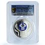 Kyrgyzstan 10 som CIS Commonwealth Independent States PR69 PCGS silver coin 2021