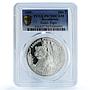 Kazakhstan 500 tenge Balkhash Tiger KM-149 Fauna Cat PR 70 PCGS silver coin 2009