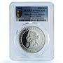 Zambia 4000 kwacha Japanese Alliance Queen Victoria PR 70 PCGS silver coin 2002