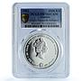 Zambia 4000 kwacha Japanese Alliance Elizabeth II PR 70 PCGS silver coin 2002