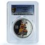 Vietnam 10000 dong Girl Playing Music S-149 Musician PR 70 PCGS silver coin 2004
