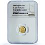 Bulgaria 20 leva St. John the Baptist KM-287 Religion PF 69 NGC gold coin 2006