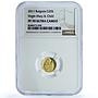 Bulgaria 20 leva Virgin Mary Wayshower KM-317 Religion PF 70 NGC gold coin 2011