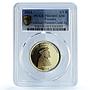 Panama 1/2 balboa Canal Centenary KM-145a Carlos V PR 68 PCGS silver coin 2014