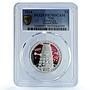 Niue 1 dollar Daleks Doctor Who Cinema PR 70 PCGS silver coin 2014