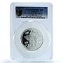 Australia 2 dollars Year Pig KM-3738 Lunar Series 2 PR 70 PCGS silver coin 2019