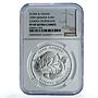 Ukraine 10 hryvnias Garden Dormouse KM-89 Fauna PF 69 NGC silver coin 1999