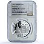 Romania 10 lei Timisoara KM-513 City Architecture PF 67 NGC silver coin 2023