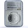 Bolivia 10 bolivianos Diablada Ibero-American Dances PF 70 NGC silver coin 1997