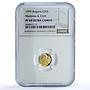 Bulgaria 20 leva Virgin Mary w/ Jesus KM-278 PF 69 NGC gold coin 1999