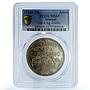 Senegal Compagnie de Remorquage Paris Lec-1 Ship MS 65 PCGS silver medal 1860-79