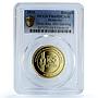 Malaysia 1 ringgit Girl Guiding KM-220 PR 69 PCGS copper coin 2016
