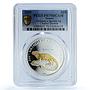 Samoa 10 tala Charles Darwin KM-206 Iguana Lizard PR 70 PCGS silver coin 2009