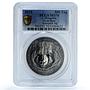 Mongolia 500 togrog Gobi Bear Wildlife Protection MS 70 PCGS silver coin 2019