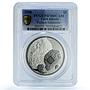 Cook Islands 5 dollars Pultusk Meteorite KM-618 Space PR70 PCGS silver coin 2008