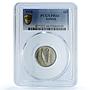 Ireland 1 reul 6 pingine pence Free State KM-5 Dog PR 66 PCGS nickel coin 1928