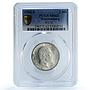 Germany Wurttemberg 2 mark Wilhelm II KM-631 J-174 MS 62 PCGS silver coin 1906 F