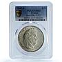 France 5 francs Louis Philippe I KM-749 F-325 MS 61 PCGS silver coin 1845 A