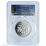 Somalia 50 shillings Elephant KM-206 Wildlife PR 70 PCGS silver coin 2008