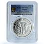 Somalia 1000 shillings Elephant KM-183 Wildlife PR 70 PCGS silver coin 2004