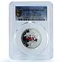 Palau 2 dollars Ferrari 312 T2 Anniversary Car PR 69 PCGS silver coin 2007