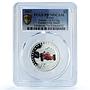 Palau 2 dollars Ferrari 156 F1 Anniversary Car PR 70 PCGS silver coin 2007