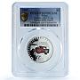 Palau 2 dollars Ferrari 126 C2 Anniversary Car PR 69 PCGS silver coin 2007