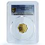 Philippines 5 sentimos Republic KM-225 Aquino PR 70 PCGS brass coin 1980